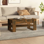 Diivanilaud, suitsutatud tamm, 102 x 55 x 45cm, tehispuit