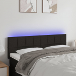 LED-voodipeats, must, 144x5x78/88 cm, kangas