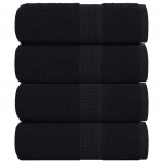 Pesur&auml;tikud konna 4 tk mustad 30 x 30 cm 360 g/m&sup2;