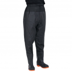 Waist waders koos saabastega, must, suurus 38
