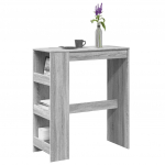 Baarilaud riiulitega hall sonoma tamm 90x40x103,5 cm tehispuit