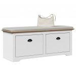 ESIKUPINK BODO VALGE JA PRUUN 114X40X45 CM