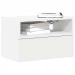 SEINALE KINNITATAVAD &Ouml;&Ouml;KAPID, 2 TK, VALGE 45X26X28,5 CM