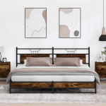 METALLIST VOODIRAAM ILMA MADRATSITA SUITSUTATUD TAMM 200X200 CM