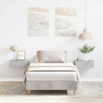 Voodiraam Betoonhall 203 x 93 x 25 cm Tehispuit