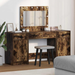 Tualettlaud sahtliga 3 tk pruun 40 x 41 x 75 cm tehispuit