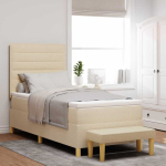 Karbi vedrumadrats madratsiga peaga cream 90 x 190 cm kangas