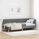 Nurga voodiraam Tumehall 80 x 200 cm kangas