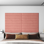 Seina Peatsid 12 tk Roosa 90 x 15 cm Samet