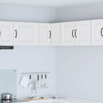 K&ouml;&ouml;gikapp riiuliga uksega valge 57 x 57 x 40 cm tehispuit