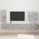TV seinakapikomplekt seinale kinnitatav 6 tk betoonhall