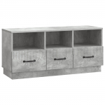 Telerikapp sahtliga Betoonhall 102 x 34,5 x 47 cm Tehispuit