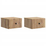 Seinale kinnitatav &ouml;&ouml;tis 2 pcs Artisan tamm 33 x 34,5 x 20 cm