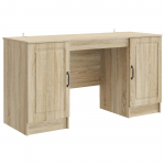 Laud riiuliga uksega Sonoma tamm 142,5 x 50 x 75 cm Tehispuit