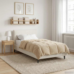 T&auml;ispika aasta tekk Rapistatud cream 135 x 200 cm Mikrokiud