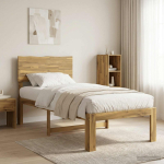 Voodiraam peatoega ROSTOCK valge 80 x 200 cm