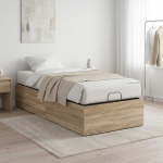 Voodiraam reguleeritavale voodip&otilde;hjale Sonoma tamm 90 x 190 cm