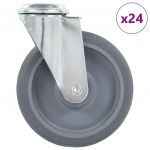 Poldiaukudega p&ouml;&ouml;ratavad m&ouml;&ouml;blirattad 24 tk, 125 mm