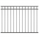 Aiapaneel, teras, 1,7x1,2 m, must