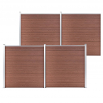 Aiapaneel, wpc, 699 x 186 cm pruun