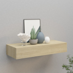 Sahtliga seinariiul, tamm, 60 x 23,5 x 10 cm, mdf