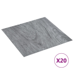 Iseliimuvad p&otilde;randaplaadid 20 tk, pvc, 1,86 m&sup2;, helehall