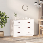 Puhvetkapp, valge, 100x40x75cm, t&auml;ism&auml;nnipuit