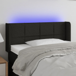 LED-voodipeats, must, 83x16x78/88 cm, kangas