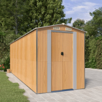 Aiakuur, helepruun, 192x606x223 cm, tsingitud teras