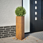 Aia taimekastid 2 tk, kolmnurk, 30x26x75 cm, corten teras