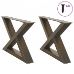 KOHVILAUA JALAD 2 TK, NATURAALNE TERAS, 60 X (30&ndash;31,3) CM, TERAS