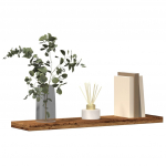 Seinariiulid 4 tk, vana puidu, 40x10x1,5 cm, tehispuit