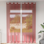 VOILE KARDINAD KOOS R&Otilde;NGASTEGA 2 TK WINE RED