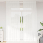 Lina kardin kardinatega lilled valge 260 x 150 cm pol&uuml;ester