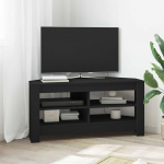 Nurgakapp TV jaoks Must 102 x 40,5 x 45 cm Tehispuit