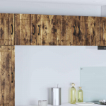 K&ouml;&ouml;giseina kapid uksega 2 tk suitsetatud tamm 60 x 31 x 40 cm