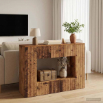 Konsoollaud Vana puit 101 x 29 x 74 cm T&ouml;&ouml;deldud puit