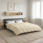 Suvised teki Rapistatud cream 200 x 240 cm Mikrokiud