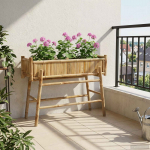 Aia Lillepott Hoidjaga Neutraalne 100 x 38 x 74 cm Bambus