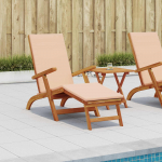 L&ouml;&ouml;gikindel ja kokkuklapitav p&auml;ikesetool 2 pcs Beež