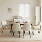 S&ouml;&ouml;gitoa Toolid 6 pcs Samet Kreemjas 59 x 59,5 x 90 cm