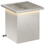 LED-valgustusega lillekast h&otilde;bedane 30 x 30 x 30 cm