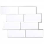 Subway plaat 20 pcs Valge Hall 29 x 21 cm Pol&uuml;uretaan ja PET