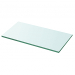 Klaasist riiuliplaat 30 x 12 cm l&auml;bipaistev
