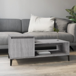 Diivanilaud, hall sonoma tamm, 100 x 50 x 45cm, tehispuit