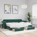 DIIVANVOODI V&Auml;LJAT&Otilde;MMATAVA OSAGA, TUMEROHELINE 80X200 CM, SAMET