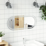 LED vannitoapeegel 80x35 cm ovaalne