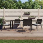 5-osaline aia s&ouml;&ouml;gim&ouml;&ouml;bli komplekt istmepatjadega, rotang/teras