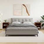 &Ouml;&ouml;kapid 2 tk, suitsutatud tamm, 40 x 30 x 50 cm, tehispuit