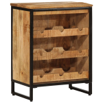 Veiniriiul 9 pudelile 55x33x70 cm mangopuit
